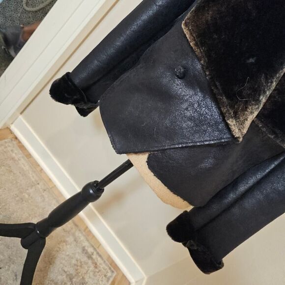 Romeo and Juliet Faux Leather and Faux Fur Jacket Size 7 - Picture 3 of 8